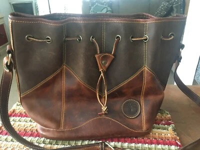 Bolso de mano Timberland vintage de cuero genuino Foto 1 de 4