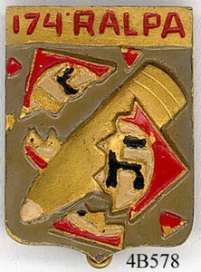 4A578a - ARTILLERIE - 174e R.A.L.P.A - Bild 1 von 2