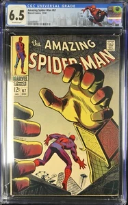 Amazing Spider-Man #67 CGC 6.5 Classic Mysterio Cover & Appearance - 4604905003 - Bild 1 von 2