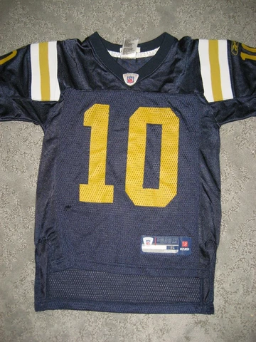 Boys NFL Reebok jersey small 8 football Chad Pennington #10 NY Titans Jets Cover