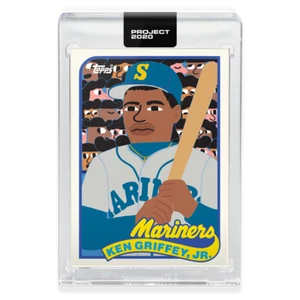 Topps Project 2020~1989 Ken Griffey Jr #88 By Keith Shore PR:99,177 - Picture 1 of 2