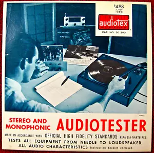Audiotex Audiotester Stereo/Mono Audiophile Test 1959 Near Mint With Instruction - Picture 1 of 4