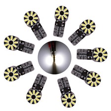 10 x Oedro Super Bright White T10 18Smd Backup Reverse Led Lights Interior Bulbs