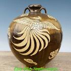 12 Zoll alte chinesische Dynastie Cizhou Ofen Porzellan Phönix Vogel Flasche Vase