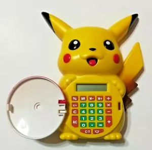 Pikachu Pokemon Pokeball Talking Calculator Untested Part or Repair Vintage 1999 - Picture 1 of 3