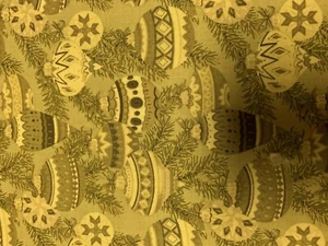 8 2/3 Yards Home For The Holidays Sage Ornaments R25N852116D Marcus Fabrics 1 yd - Picture 1 of 2
