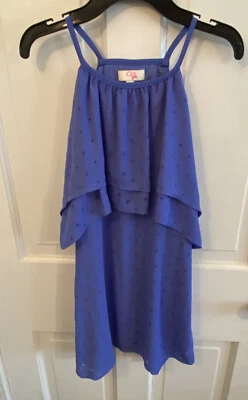 Vestido de Fiesta de Verano Gianni Bini GB Niñas Periwinkle Talla M NUEVO con etiquetas Ori 39.00 Foto 1 de 4