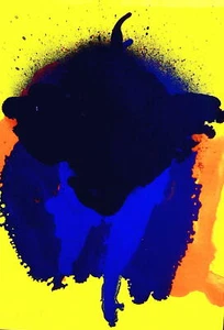 Otto Piene / Feuervogel / 1973 / große Serigrafie, handsigniert / Ex 15/100 - Bild 1 von 12