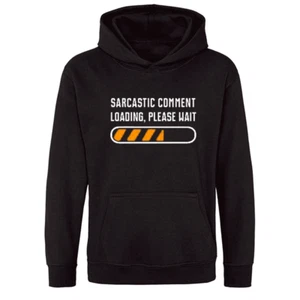 Sarcastic Slogan Unisex Printed Hooded Sweatshirt - Picture 1 of 17