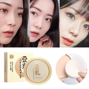 Soy Milk Transparent Pressed Powder Long Lasting Oil Control Face Foundation - Picture 1 of 23