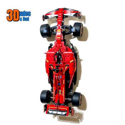Wall Mount Bracket for LEGO Technic Ferrari SF-24 F1 car (set 42207) - Image 1 of 4