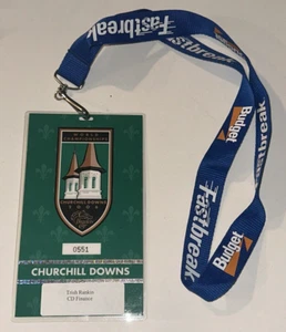 Breeders Cup 2006 Horse Racing World Championship Pass Badge Ticket Stub Lanyard - Picture 1 of 5