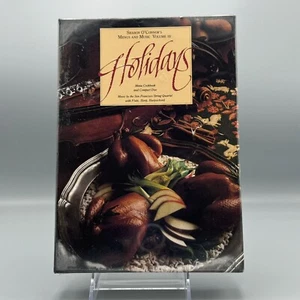 HOLIDAYS Menus and Music by Sharon O'Connor Vol 3 Menu Cookbook and CD Set NEW - Imagen 1 de 12