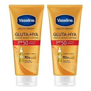 2 x 50ml Vaseline Gluta-Hya SPF50 PA+++ Lightweight Body Serum Sunscreen - Picture 1 of 6