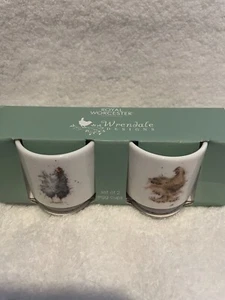 Wrendale Egg Cups Chickens Design Set of 2 - Picture 1 of 4