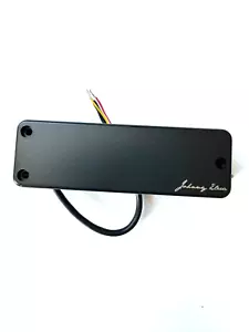 Johnny Eleca Soap Bar Pickup for 4 String Electric Bass, Neck, Black, PBB-4N-B - Picture 1 of 4