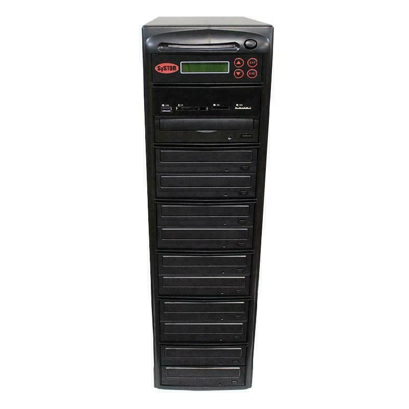 SySTOR 1-10 USB/SD/CF/MS/MMC Multi Media Backup Copier to CD DVD Duplicator - Image 1 of 1