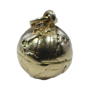 James Avery 14K Gold Planet Earth Charm  - Rare Retired & Hard to Find - Picture 1 of 10