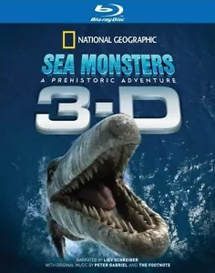Sea Monsters 3D 2D - National Geo A Prehistoric Adventure (Blu-ray) Region B - Foto 1 di 2