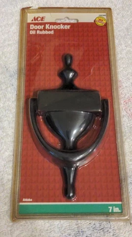 NEW Ace Satin Nickel door knocker Cover