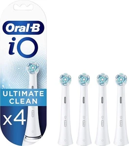 Cabezales de repuesto para cepillo de dientes eléctrico Oral-B IO Ultimate Clean blanco, 4 piezas - Imagen 1 de 10