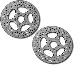 Rotor de freio traseiro perfurado disco rígido Harley Softail 00-17 Dyna 00-07 modelos 144605 - Imagem 1 de 1