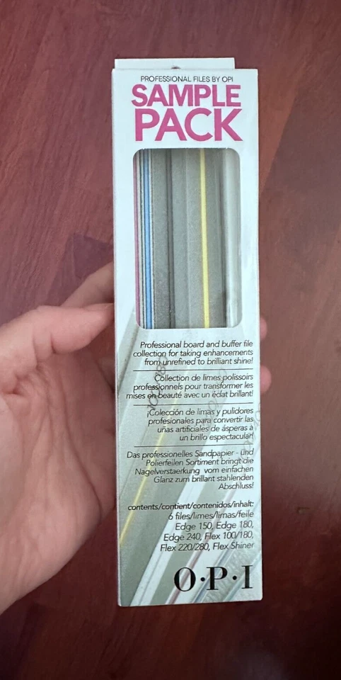 OPI - Paquete de muestra de lima de uñas profesional - 04384 - 6 piezas Foto 1 de 3