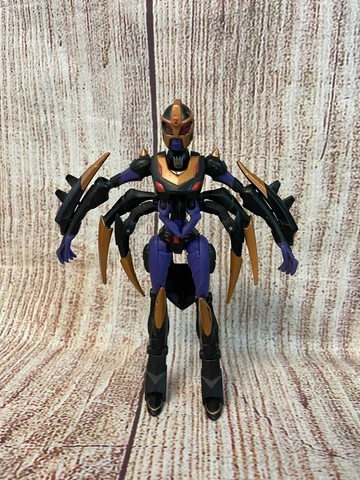Transformers Animated Deluxe Class Blackarachnia Hasbro 2008 Loose Incomplete Cover