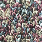 Nature Collection Fabric Feathers Jennifer Sampton Kaufman Quilting Sewing Purpl