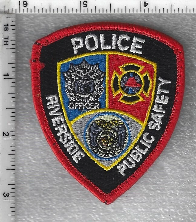 Parche gorra/sombrero de béisbol de la policía de seguridad pública de Riverside (Missouri) Foto 1 de 1