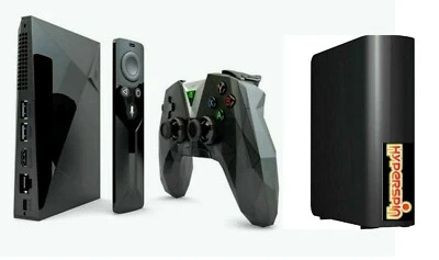 Controlador de juegos Nvidia Shield TV 2017 y paquete de juegos retro de 500 GB usado Foto 1 de 4