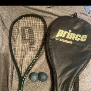 Raqueta de squash Prince Extender O/S con cubierta de raqueta RARA - Imagen 1 de 2