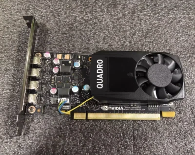 Nvidia Quadro P620 2GB GDDR5 4x mini DisplayPort PCIe Video Graphics Card - Image 1 of 4