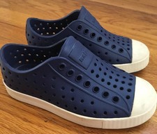 Native Shoes Jefferson Slip On - Toddler Boy's Size 10 Navy Blue Euc