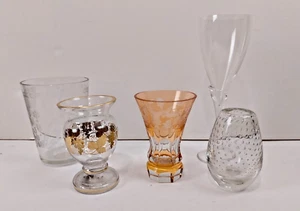 Glassammlung Konvolut Glas wie geschliffen mundgeblasen bemalt Rosenthal - Picture 1 of 23