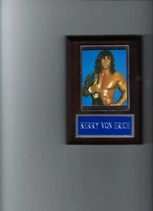 KERRY VON ERICH PLAQUE WRESTLING WCCW NWA WWE WITH BELT - Picture 1 of 1