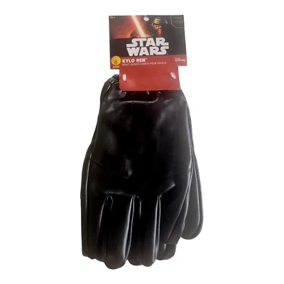 New Rubies Star Wars Adult Gloves Black Disney Costume Accessory Kylo Ren - Image 1 of 4
