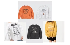 UNIQLO PEANUTS UT Sweatshirt S-4XL Pullover Charlie Brown Snoopy Unisex NWT - Picture 1 of 23