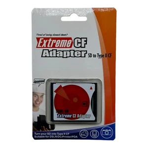 Extreme CF Adapter Speed SD/SDHC/MMC to Compact Flash CF Type II 64GB - Picture 1 of 3