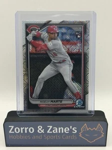 Noelvi Marte 2024 Bowman Cromo Mega Caja MOJO Refractor #4 ROJOS (RC) Novato - Imagen 1 de 2