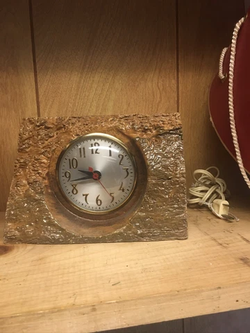vintage wood Clock Cover