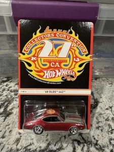 Hot Wheels 27th Convention Garden Grove 2013, CA 68 Olds 442 #314/1100 bajo # - Imagen 1 de 2