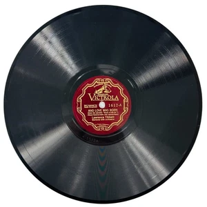 Lawrence Tibbett And Love Was Born 10 Inch Shellac 78 RPM Victrola 1612 Vintage - Bild 1 von 6