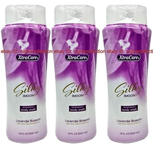 ( Lot 4 Bottles ) Silky Smooth Moisturizing Body Wash Lavender Blossom 18 oz Ea - Picture 1 of 8