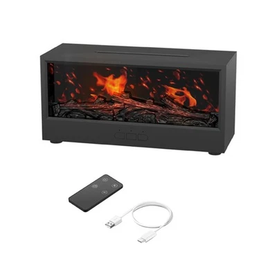Flamme Ätherisches Öl Diffusor 3DFlame Kamin Aromatherapie Maschine 8662 - Bild 1 von 4