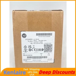 Sealed Allen-Bradley 22B-D010N104 /A PowerFlex 40 AC Drive US Free Tax - Picture 1 of 4