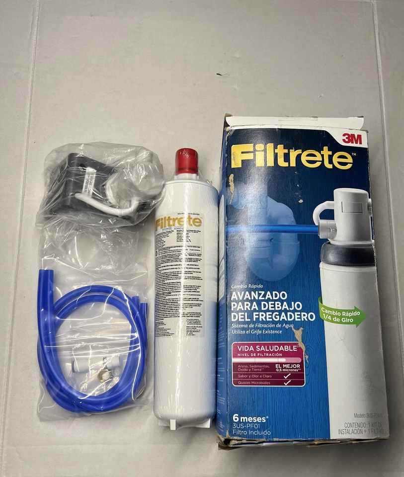 3M Filtrate Advanced Under Sink Water Filter New In Opened Box Model 3US-PS01 - Image 1 of 1