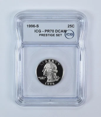 1996-S Washington Quarter Prestige Set PR70 DCAM ICG *6716 - Image 1 of 4