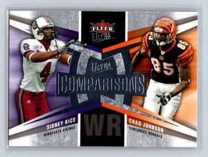 2007 Ultra Comparisons #UC-RJ Sidney Rice / Chad Johnson - Bild 1 von 2