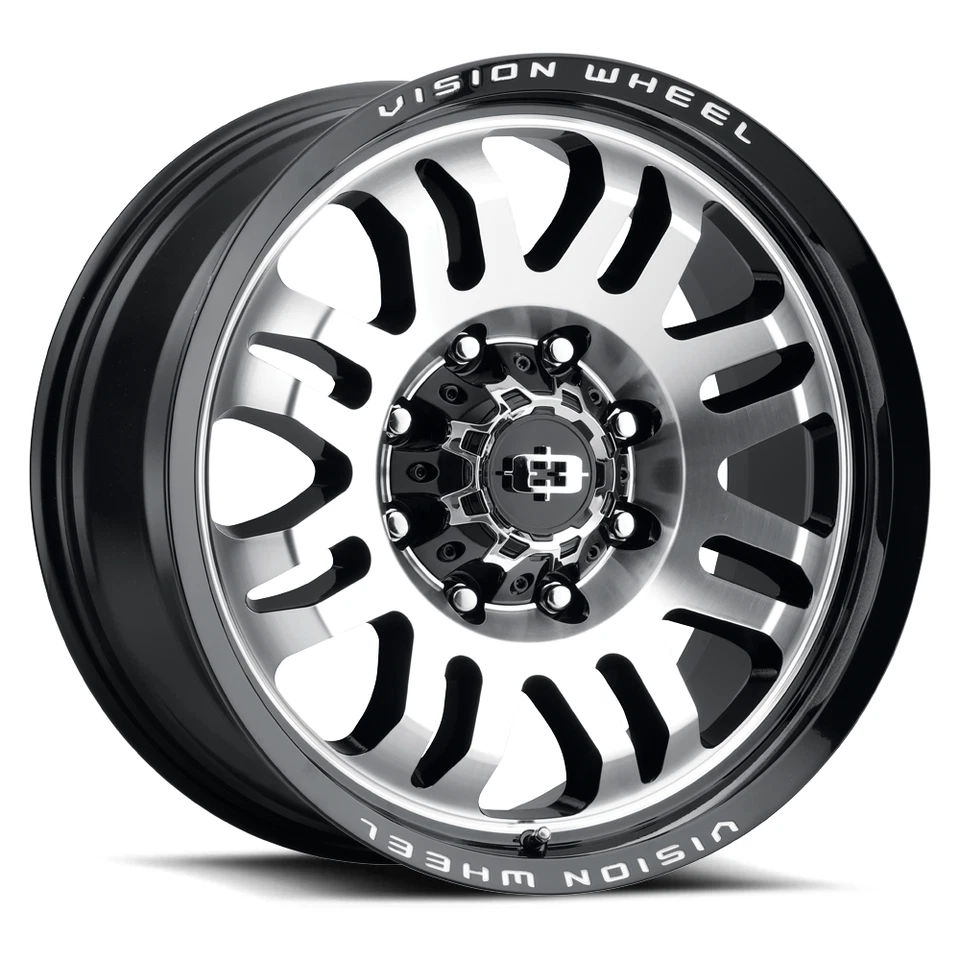 Rueda 17" Vision 409 Inferno negra brillante mecanizada 6x135 12 mm para Ford Lincoln Foto 1 de 4